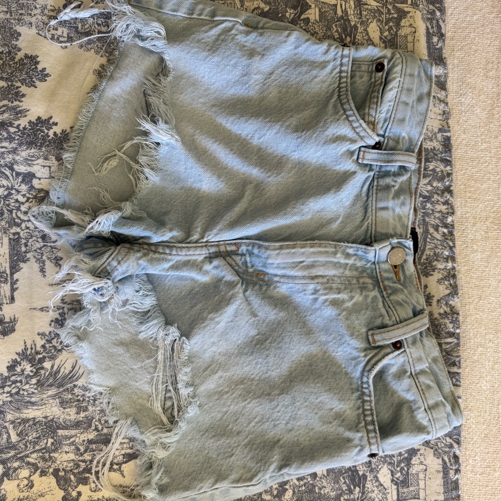 BDG Light Blue Jean Shorts